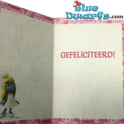 1x Greeting cards of the smurfs + envelops  (17,5 x 12 cm)
