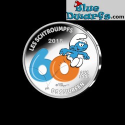 Smurf Coin 5 Euro 60 Year Smurf Jubilee