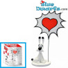 Idefix met tekstballon: Love (Plastoy 2018)