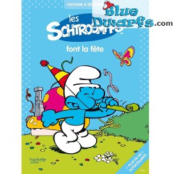 40x Smurf stickers with book (+/-28,5*21cm/ Hachette)