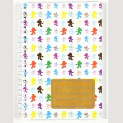 Notebook: Smurf  *mini colour smurfs 20 x 14 cm