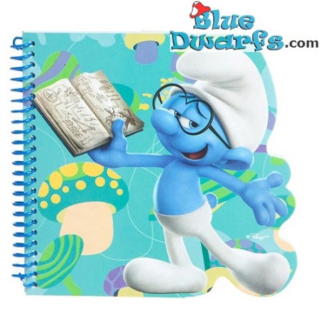 Notebook: Brainy Smurf  16x15 cm