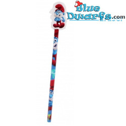 Smurfen potlood met gummetje  grote smurf