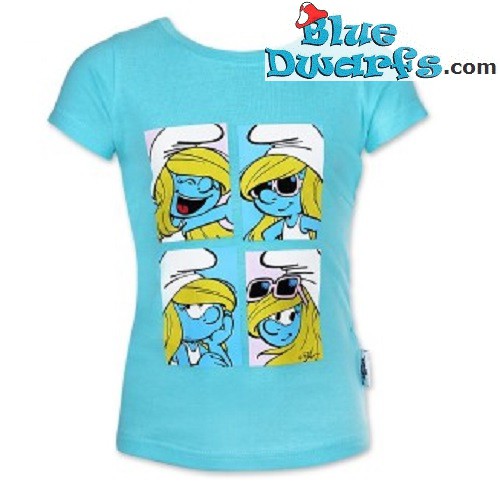 Smurfette smurf T-shirt for girls (Size 110) | 4037497754471