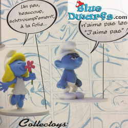 Grouchy smurf and smurfette (Plastoy, 2019)