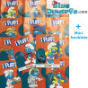 12x Promo Schlumpfe  2016 SBABAM (mini, +/- 7,5cm)