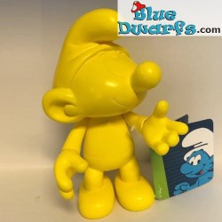 Plastic puffo mobile *Global Smurfday puffo* (2017, +/- 20 cm)
