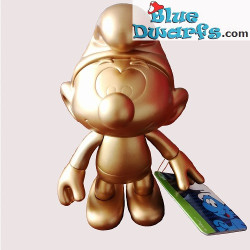 Plastic movable smurf *Global Smurfday Smurf* (reissue 2019, +/- 20 cm)