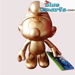 Plastic puffo mobile *Global Smurfday puffo* (2019, +/- 20 cm)