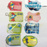 8 labelhanger van de smurfen (+/- 8 x 5,5 cm)