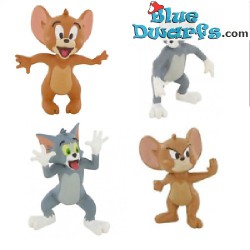 4x Tom & Jerry playset (Comansi, +/- 6,5cm)