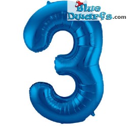 1x Smurf inflatable number (34inch/86cm)