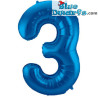 1x numero blu *gonfiabili* (34inch/86cm)