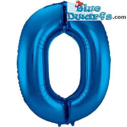 1x número azul *hinchables* (34inch/86cm)