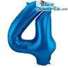 1x numero blu *gonfiabili* (34inch/86cm)