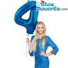 1x Schlumpf blau Nummer(34inch/86cm)