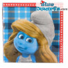 Servetten grote smurf 33cm