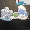 Smurf magnet Atomium (+/- 5cm)