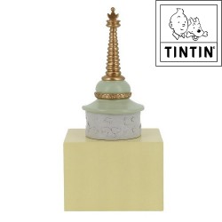 Statue Musée imaginaire: Tintin Chorten tower (Moulinsart/ 2019/ 26 cm)