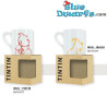 5x mug tintin (25 cl)