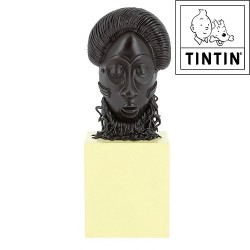 Statue Musée imaginaire: Tintin african mask (Moulinsart/ 2019/ 14 cm)