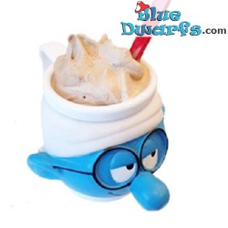 Taza de helado - Pitufo con gafas -9x7x9cm