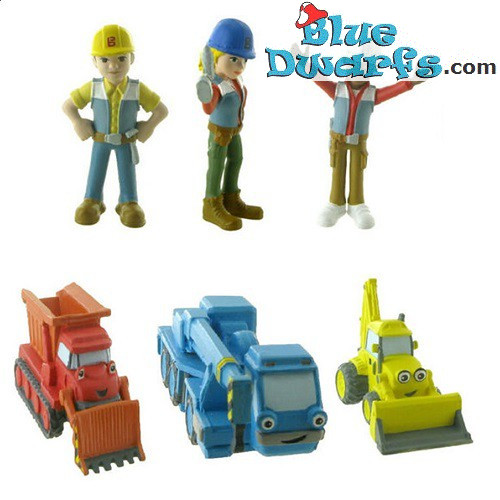 Set da gioco Bob Aggiustatutto - 6 Personaggi - Comansi - 6 cm