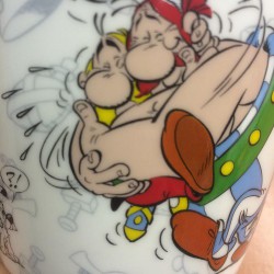 Asterix and Obelix mug: "Les copains!" (0,38L)