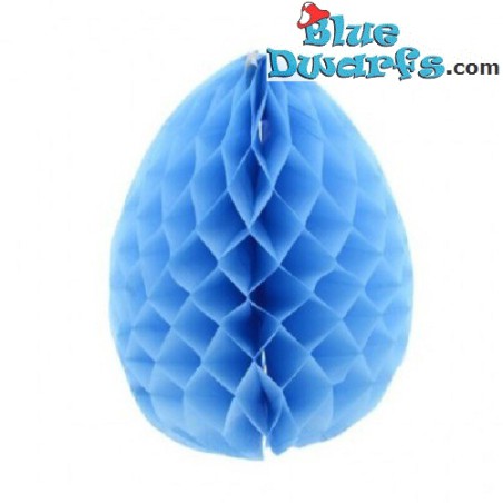 Smurf blue Paper egg blue  (+/- 31cm)