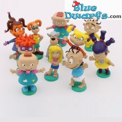 11x Rugrats speelfiguurtjes - Ratjetoe (Nickelodeon, +/- 5 cm)