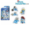 Smurf eraser set (5 pieces)