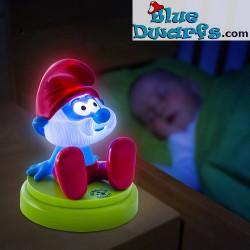 Smurfen lampen  - Mobiele babysmurf EN grote smurf -  Ansmann (+/- 12 x12cm)