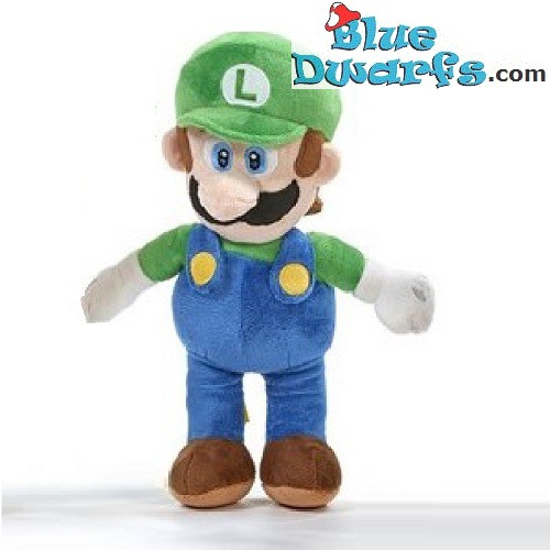 Jouet en peluche: Super Mario: Luigi (+/- 27 cm)