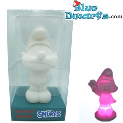 Smurfen lamp grote smurf (gekleurd)  - MOODLIGHT -  (+/- 20cm)