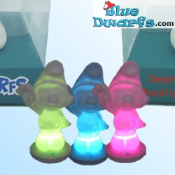 Smurfen lamp grote smurf (gekleurd)  - MOODLIGHT -  (+/- 20cm)