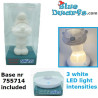 Lampe grand Schtroumpf - 3 Intensities WHITE - Lumineux Multicolore - Moodlight -  (+/- 20cm)