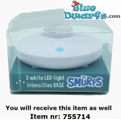 Smurfen lamp (3 Intensities WHITE)  - MOODLIGHT -  (+/- 20cm)