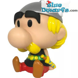Astérix sentado - Hucha de Astérix y Obélix - Serie Plastoy Chibi - 13 cm