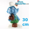 20081: Tiroler Smurf beeld - hardplastic smurf voor in de tuin/  tuinsmurf - Dupuis -30cm