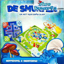 Smurfen Parcheesi - De Smurfen bordspellen - Pocket Editie - 2 spellen in 1