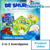 Smurfen Parcheesi - De Smurfen bordspellen - Pocket Editie - 2 spellen in 1