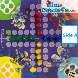 Smurfen Parcheesi - De Smurfen bordspellen - Pocket Editie - 2 spellen in 1