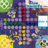Smurfen Parcheesi - De Smurfen bordspellen - Pocket Editie - 2 spellen in 1