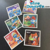 6x aimants schtroumpfs +/- 4,5cm (Schtroumpf Experience)