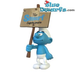 Sign bearer Smurf - Smurf Experience - PLA0149 - Plastoy / Collectoys - 2018
