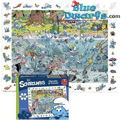 Smurf garden puzzle 150 pieces