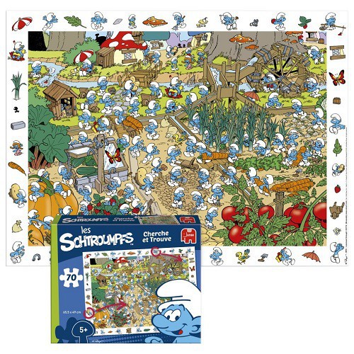 Smurf soccer puzzle 70 pieces