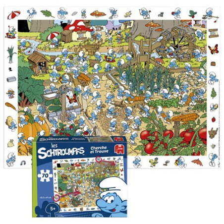 Schtroumpf Puzzle Jumbo/ 70 pieces