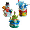 3x Smurfs with Christmas  - Candytopper -   (BIP Holland, +/- 8cm)