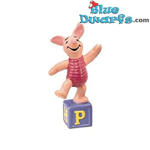 Winnie Puuh - Disney Spielfigur - Ferkel auf Podeste -  5cm